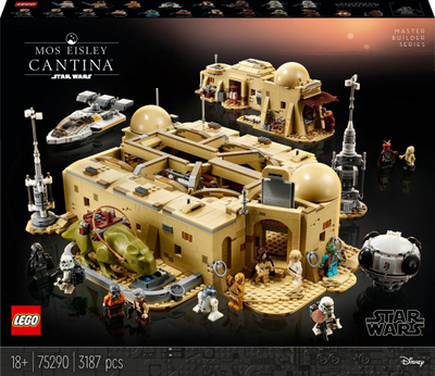 Model LEGO Star Wars Mos Eisley Cantina 75290 për me ndërtu, 3187 copë