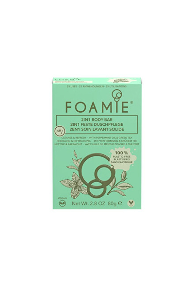 Sapun dushi Foamie 2 in 1 Mint to Be Fresh, 80 g