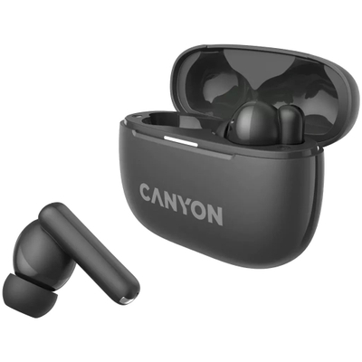 Kufje pa tela Canyon OnGo TWS-10, TWS, Bluetooth, të zeza