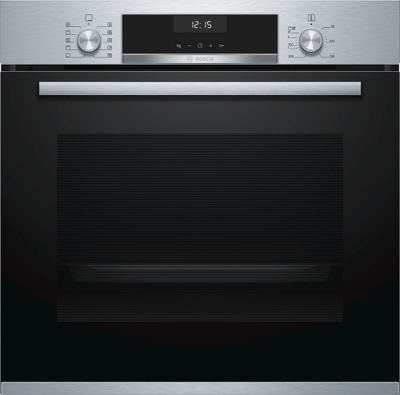 Furrë e integruar Bosch HBA537BS0, 71L, multifunksionale, inox e zezë