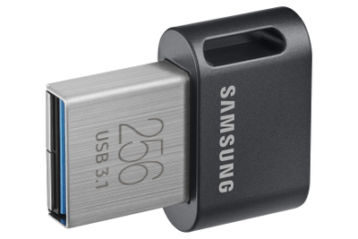 USB Samsung Fit Plus 256GB, USB 3.1 Gen1, e zezë