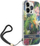 Mbulesë telefoni Guess Flower Strap për iPhone 14 Pro 6.1", hardcase, blu
