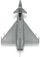 Set modeli plastik Airfix Eurofighter Typhoon FGR.4, Starter Set, shkalla 1:72, gri