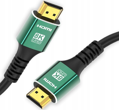 Kabllo HDMI Bounn 2.1, 3m, 48 Gb/s, e zezë