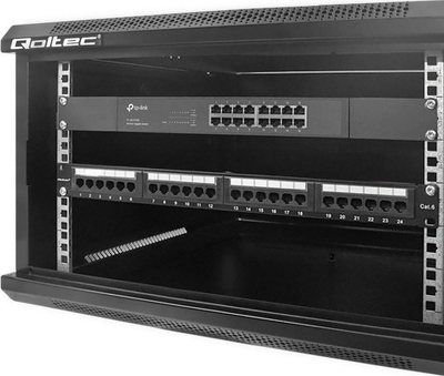 Kabinet muror RACK 19" Qoltec 54489, 6U, 600 x 600 x 370 mm, i zi