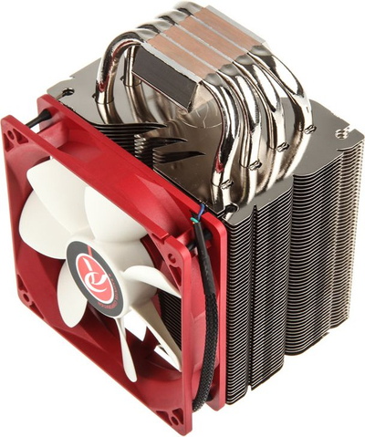 Ftohës procesori Raijintek Themis Evo, ventillator 120mm PWM, 4 heatpipe bakri, i kuq