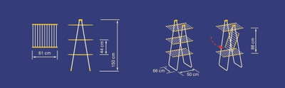 Leifheit Pegasus Tower 190 Сушилник за алишта