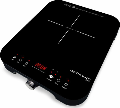 Индукциски шпорет Optimum PX-1001, 1 плоча за готвење, 2000W, црн