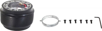 Adapter timoni Naba për VW Golf 2, metal, sport tuning, i zi