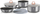 Set tenxheresh dhe tiganësh Berlinger Haus Click&amp;Cook BH-7040, alumini me veshje graniti, Turbo Induction, gri