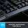 Tastierë gaming Logitech G815 LIGHTSYNC RGB, mekanike, me profil të ulët, e zezë