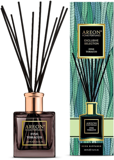 Aromatizues ambienti Areon Exclusive Selection Fine Tobacco, difuzor me shkopinj, 150ml