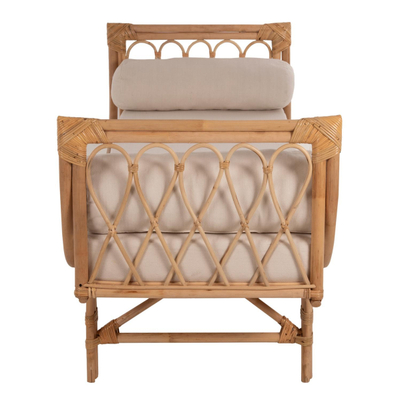 Sofa lounge e jashtme Charmella 187x69x76Hcm (HM9659), bezhë