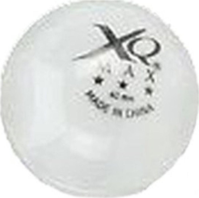 Topa pingpongu XQMAX 3 Stars, 40mm, set me 12 copë, të bardhë