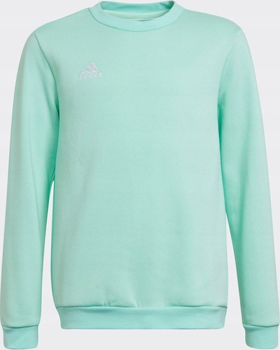 Bluzë sportive për kalamaj Adidas Entrada 22, fleece, mëngë të gjata, mente