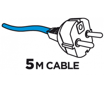 Prerëse çeliku Graphite, 500 W, e hirtë/zezë