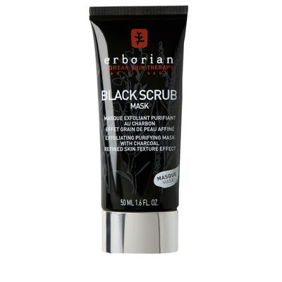 Maskë për fytyrë Erborian Black Scrub Mask Exfoliating Purifying Mask, 50 ml