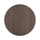 Tavolinë MDF Ø60 cm, carbon black (HM8436.01), zezë