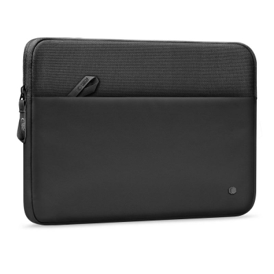Çantë laptopi Tech-Protect Sleeve, 13-14", me xhep përpara, e zezë