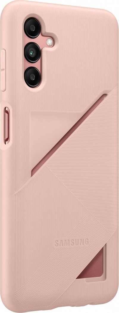 Mbulesë telefoni Samsung Card Slot Cover për Galaxy A04s, silikon, me xhep për karta, bakër