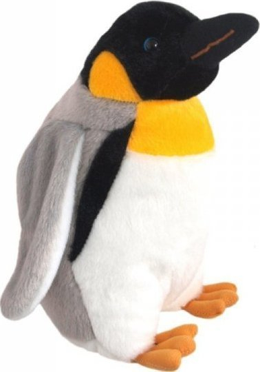 Lodër pelushi Beppe Emperor Penguin, 25cm, bardhë e zezë
