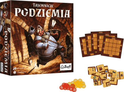 Lojë me tabela Trefl Mysterious Dungeons, familjare, deri 4 lojtarë, shumëngjyrëshe