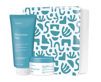 Set për femra PUPA Milano Hawaiian Spa Kit, xhel dushi 300 ml + krem për trup 150 ml