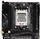 Pllakë amë ASRock A620I LIGHTNING WIFI, Wi-Fi 6E, 2.5 Gb/s LAN, RGB, e zezë