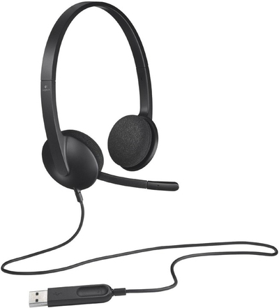 Kufje me mikrofon Logitech H340