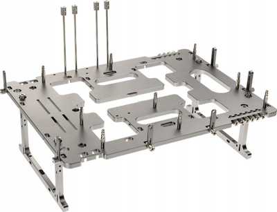 Benchtable i hapur Streacom BC1 V2, për testim PC, titanium