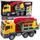 Kamion lodër Timber Crane Truck, drita dhe tinguj, shkallë 1:14, i verdhë