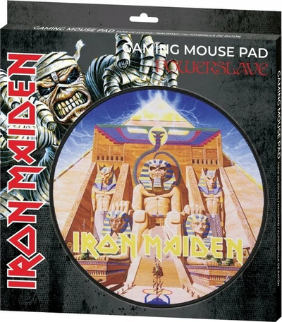 Mousepad gaming SUPERDRIVE Iron Maiden Powerslave, 30x30 cm, shumëngjyrësh