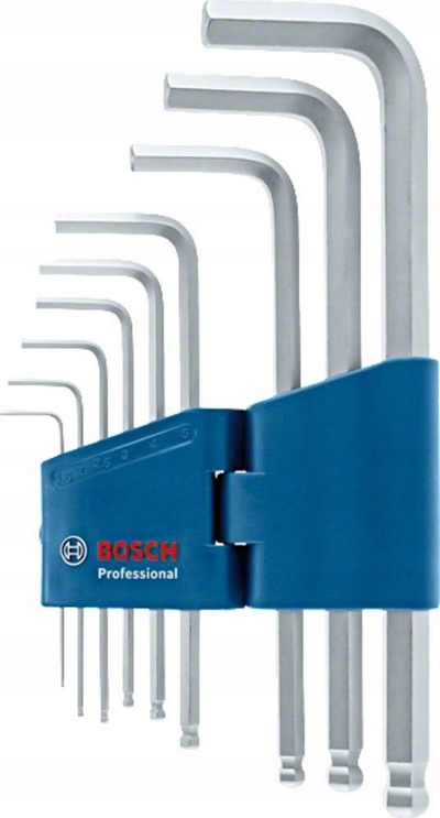 Set çelësa imbus Bosch Professional, 9 copë, çelik S2