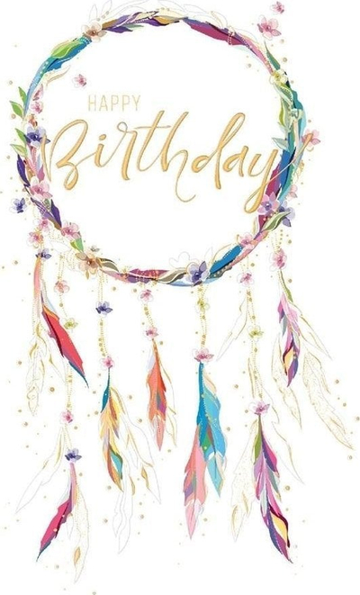 Kartolinë urimi Turnowsky Birthday Dreamcatcher, formati B6, me zarf