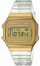 Orë digjitale Casio Vintage A168XESG-9AEF (007), e tejdukshme/artë