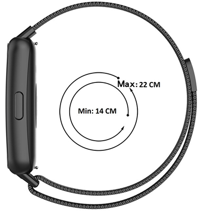 Rrip dore 4wrist, për Huawei Watch Band 7, i artë rozë