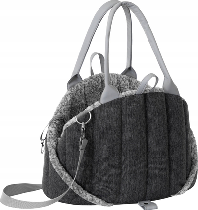 Transportues për qen ose mace Smoothy Small Sea Shell Inari 3in1, 38x24x28 cm, gri
