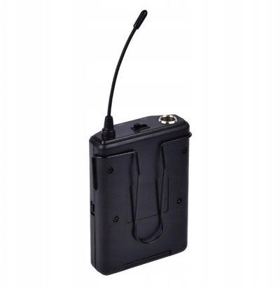 Transmetues bodypack DNA VM Dual Headset, digjital, me ekran LCD, ngjyrë e zezë