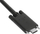 Kabllo Targus ACC1133GLX, USB C në USB C me vidë, USB A tether, 1m, e zezë