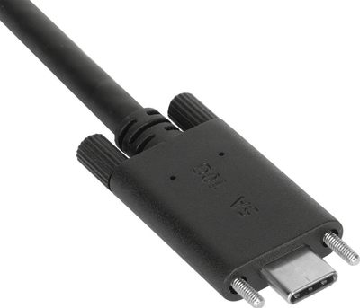 Kabllo Targus ACC1133GLX, USB C në USB C me vidë, USB A tether, 1m, e zezë