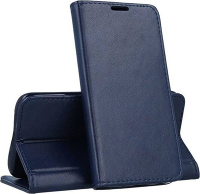 Këllëf portofol Smart Magneto Book për Samsung Galaxy A55, me magnet, me xhep për kartela, blu navy