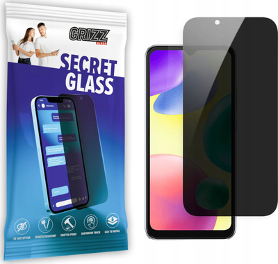 Xham mbrojtës me privatësi Grizz SecretGlass për Xiaomi Redmi 10A, për mbrojtje ekrani, me qartësi të lartë
