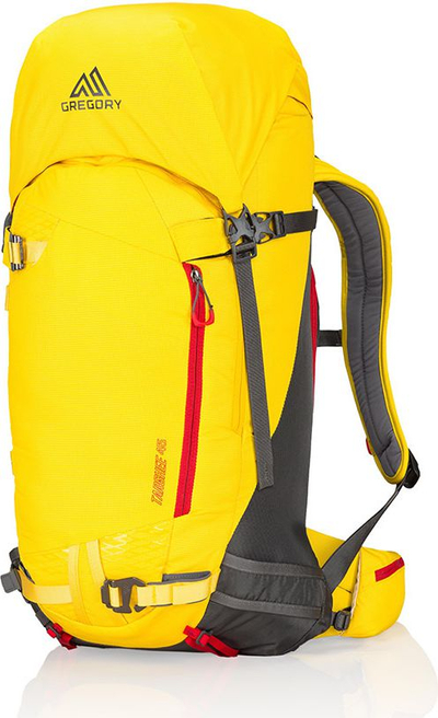 Çantë shpine për udhëtime Gregory Targhee 45L, e verdhë, M