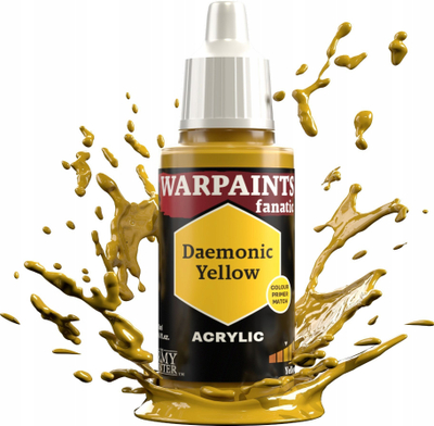 Ngjyrë akrilike The Army Painter Warpaints Fanatic Daemonic Yellow, 18ml, e verdhë