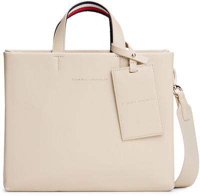 Çantë dore për femra Tommy Hilfiger, bezhë