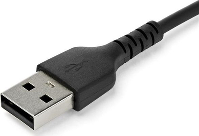 Kabllo USB StarTech 2m, USB A në USB C, 3A 60W, e zezë