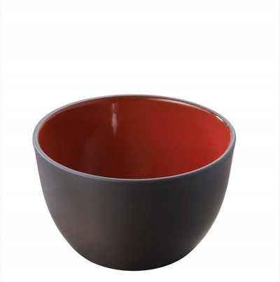 Enë e thellë Revol Solid, 11cm, porcelan, e kuqe me të zezë