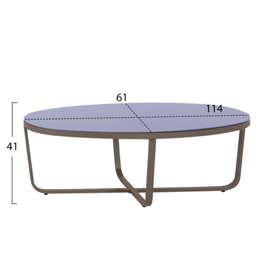 Set dhomë ndenjeje 4-pjesësh alumini me jastëkë (HM5271.10)