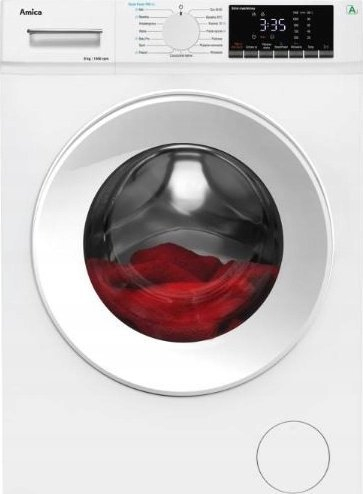 Lavatriçe Amica WA5S814ALISH, 8kg, 1400rpm, e bardhë