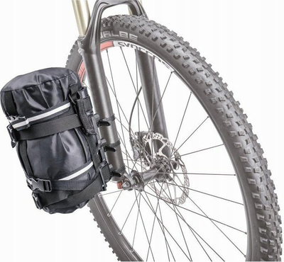 Mbajtëse bagazhi biçiklete Topeak Versacage, mban deri 3 kg, me rripa, e zezë